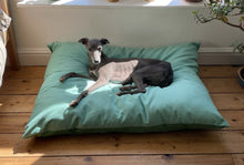 Load image into Gallery viewer, ESMERALDA - Two Tone Suede Dog Cushion Bed